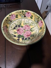Floral Teal Rose Ceramic Coffee Mug with Medallion Pattern — listing 6