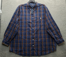 U.S. Polo Assn. Men's Short Sleeve Band Collar Plaid Shirt 2XL — listing 2
