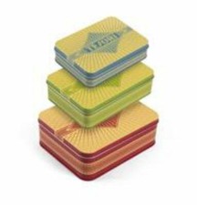 Decorative Two-Tier Stacking Storage Tin with Whimsical Storybook Illustrations — listing 2