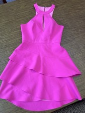 BCBG Max Azria Pale Lime Woven Halter Dress, Size 2, NWT — listing 4