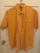 Cinch Men's Short Sleeve Button-Down Western Shirt, Blue/Yellow Geometric Diamond Print, Size XXL — listing 4