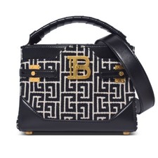 Balmain B-Buzz 22 Canvas & Leather Top-Handle Bag — listing 3