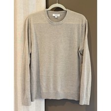 Vintage Banana Republic Gray Cotton Jumper Dress with Cargo Pockets, Size M