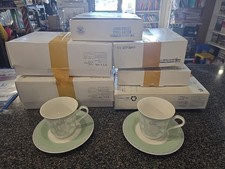 Hankook Fine Bone China Espresso Cup & Square Saucer Set with Korean Hunminjeongeum (Hangul) Calligraphy Motif — listing 2