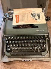 Olympia SM3 Portable Typewriter with Case