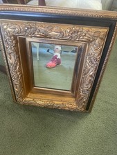 Rectangular Beveled Mirror-Framed Wall Mirror