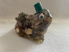 Small Resin Frog Figurine in Top Hat and Cloak, Copyright 1991 J.C. — listing 3
