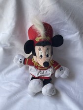 Small Plush Toy Figure in Red Marching Band / Bandleader Uniform