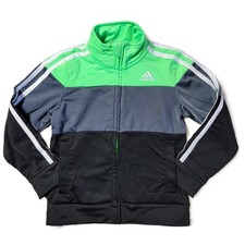 Adidas Toddler Green Tricot Track Jacket, Size 3T — listing 3