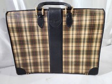 Harrods Two-Tone Bowling Bag Satchel, Cream & Navy — listing 2