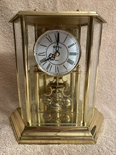 Bulova Quartz Anniversary Dome Clock with Silver-Tone Rotating Pendulum — listing 2