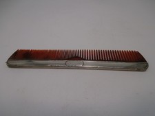 Vintage Ornate Repousse Vanity Comb and Hand Mirror Set