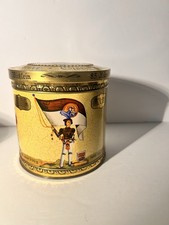 Vintage German Lebkuchen Tin, Nuremberg Gingerbread Cookie Canister with Historic Cityscape
