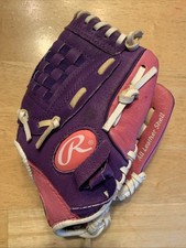 Rawlings Highlight Series HFP10PPW 10" Youth Tee Ball Glove Pink Purple — listing 5