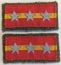 Lot of Imperial Japanese Army Brass Rank Stars and Cherry Blossom Uniform Buttons — listing 3