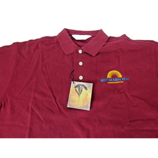 Cutter & Buck Boston Red Sox Striped Golf Polo Shirt, Men's M, listing 6