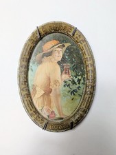 Coca-Cola 'Elaine' Girl Long Rectangular Tin Serving Tray, 1916 Design (Likely 1970s Reproduction) — listing 2