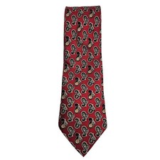 Tommy Hilfiger Men's Silk Necktie, Yellow Geometric Diamond Pattern with Navy Blade — listing 6