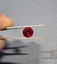 Pair of Natural Loose Rubies, 2.5 ct & 2.1 ct, Oval & Cushion Cut, Pinkish-Red Yes - certified natural, no heat — listing 5