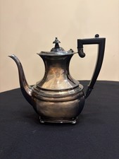 Vintage EPNS Silver Plate Coffee Pot with Black Handle, Made in Sheffield England — listing 5