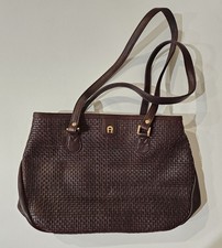 Vintage Metallic Gold Woven Leather Crossbody Handbag with Leather Tassel and Gold-Tone Bird Accents — listing 3