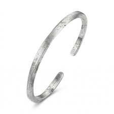 Vintage Sterling Silver Twisted Ribbon Link Bracelet with Box Clasp — listing 3