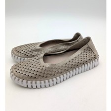 Ilse Jacobsen Hornbæk Tulip Laser-Cut Slip-On Flat, Navy, Women's EU 41 / US 10.5 — listing 6