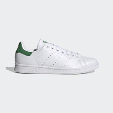 Adidas Stan Smith White/Green Leather Sneakers