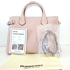 Burberry House Check Continental Wallet in Pink Leather
