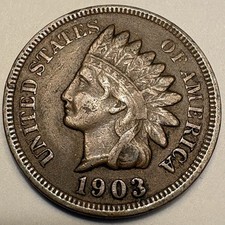 1903 Indian Head Cent (One Cent), Philadelphia Mint — listing 5