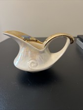 Pearl China Co. Lusterware Creamer & Sugar Set with 22K Gold Handles — listing 3