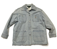 Indigo Denim Chore Jacket / Coverall Work Jacket (photographed off a Rakuten/Zenplus listing screen) — listing 4