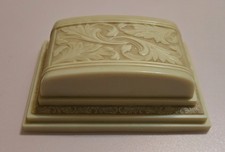 Vintage Art Deco Celluloid Hinged Ring/Brooch Presentation Box - Newman's Jewelers Trenton NJ