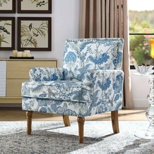 Upholstered Chair with Damask Chenille Fabric and Nailhead Trim (Detail), listing 3