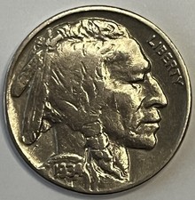 Buffalo Nickel (Indian Head Five Cents), Type 2, Recessed Ground Reverse - Date Not Visible — listing 5