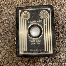 Kodak Target Brownie Six-20 Box Camera, Black — listing 3