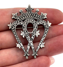 John Hart Iona Sterling Silver Celtic Cross Pendant, 1 3/8" x 3/4"