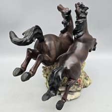 Pair of Marly Horses (Chevaux de Marly) Sculptural Figures with Grooms on Wood Bases — listing 4