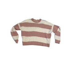 Hollister California Men's Crewneck Sweater, Blue Heathered Ribbed Knit, Size M — listing 3