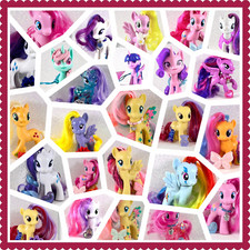 Vintage G1 My Little Pony 'Camel' Brush 'n Grow Style Figure, Teal with Purple Hair and Yellow Triangle Symbol — listing 4
