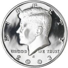 2003-S Kennedy Half Dollar 90% Silver Proof Deep Cameo — listing 3