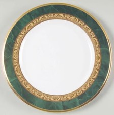 Noritake Hand-Painted Floral 6.3" Bread and Butter Plate, Blue Band with Gold Scrollwork — listing 3