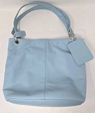 Worthington Navy Blue Whipstitched Leather-Look Tote Handbag — listing 2