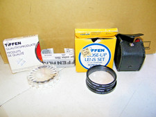 Tiffen 58mm Close-Up Lens Set (+1, +2, +4) with Case, Model 58CUS
