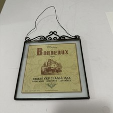 Set of 3 Decorative Wine Label Wall Plaques - French & Italian Wine Themes (Cabernet, Chianti, Pinot Grigio) — listing 3