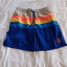 Buc-ee's Beaver Logo All-Over Print Red Swim Trunks — listing 5