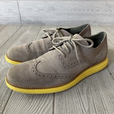Cole Haan LunarGrand Wingtip Brown Leather Derby Shoes, Men's 9.5M — listing 6