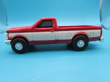 Vintage Die-Cast Yellow Pickup Truck with Side Decal
