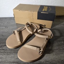 Teva Original Universal Leather Sandals, Women's, Gray with Star/Dot Print Straps — listing 3