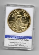 1933 Saint-Gaudens Gold Double Eagle REPLICA Coin - American Mint Platinum-Accented Archival Collection — listing 2